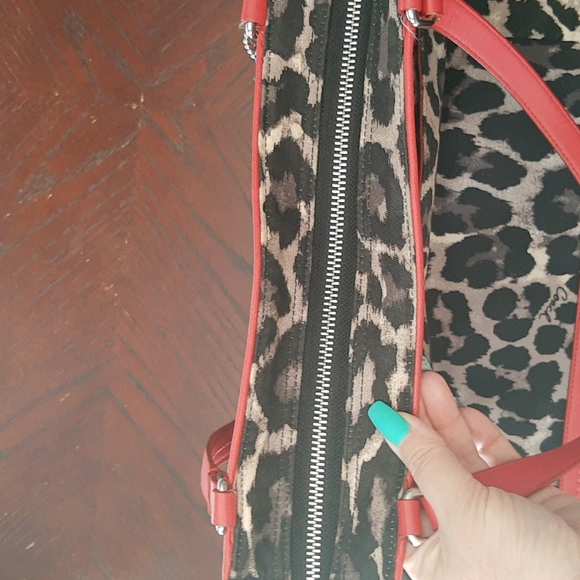 👀 HUGE LEOPARD COACH TOTE - Picture 12 of 13